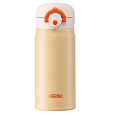THERMOS 膳魔師 My Design 單鍵式水瓶 第3季 客製版 保溫保冷瓶 JNR-352KS-OR, 橘色, 350ml, 1個