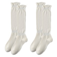 소니오 여성용 심플 시스루 니삭스 2족 세트