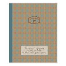 Monolike Archive247 經典PVC自黏式相簿, 15張, 02 藍色格紋