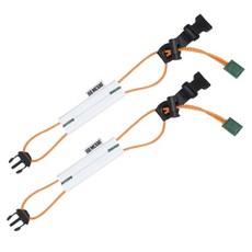 이세마운트 클레블 아웃도어 발광 스트랩, 오렌지, 2개