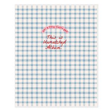 Monolike Unmatched Friends PVC自黏式相簿, 05 藍色格紋, 15張