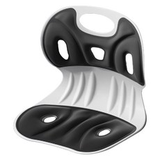 바른자세 요추 학생 쿠션의자, UCB Black