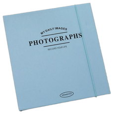 모디안 접착식 네컷 앨범 초음파 사집첩, 블루, 25매