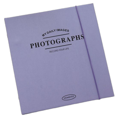 모디안 접착식 네컷 앨범 초음파 사집첩, 퍼플, 25매