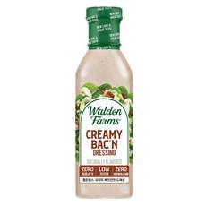 Walden Farms 零糖低脂沙拉醬 培根口味, 355ml, 1個
