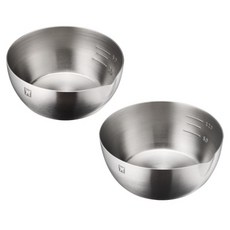 WAGENSTEIGER 烹飪迷你量碗 中號+大號組合, 1套, 單一顏色