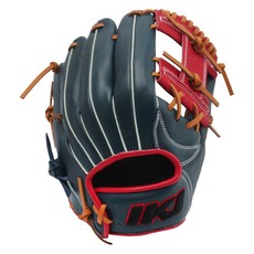 IKJ 內野手套 RP BP-2 SS 右投用, 海軍藍 + 紅色, 1個