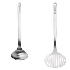 WAGENSTEIGER Puresten 304 烹飪工具組, 1個, 小湯勺 + 寬版鍋鏟, 單一顏色