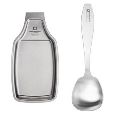 WAGENSTEIGER 料理勺 + 掛式湯勺架組合, 方形料理勺 + 掛式湯勺架, 1套, 單一顏色