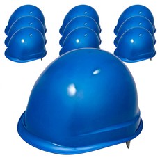 동명 산업 현장 공사장 머리 보호 안전모 MP형, 블루, 10개
