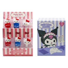 Bo friends 三麗鷗 凱蒂貓 叉子籤 + 酷洛米 飯糰模具 組合, 1套, 混合色