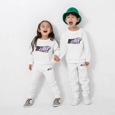 KIDSCREW 兒童紫色都會風上下套裝