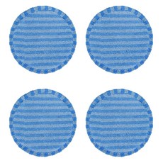 World Clean 圓形濕拖布墊 藍色, 4個