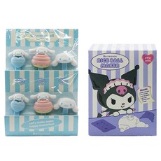 Bo friends 三麗鷗叉子叉子 大耳狗 6入+飯糰模具 庫洛米組, 1組, 混色