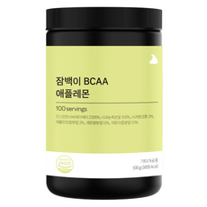 Jambaekee BCAA 蘋果檸檬, 1個, 500g