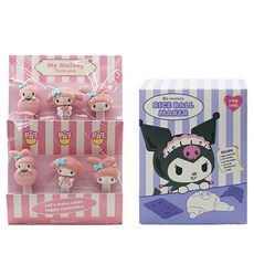 Bo friends 三麗鷗叉子美樂蒂+飯糰模具庫洛米組, 1組, 混色