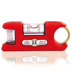 LEVEL KOD 迷你磁性水平儀 PA-R 100mm 紅色 C4230414, 1個