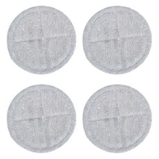 월드크린 원형 물걸레 패드 그레이, 4개