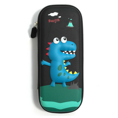 Ainara Dino 角色恐龍鉛筆盒, 1個, 黑色恐龍