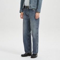 페이탈리즘 남성용 Vintage washed semi wide jeans 0310