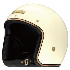 크랭크 레트로 오픈페이스 헬멧, 바닐라화이트, 1개