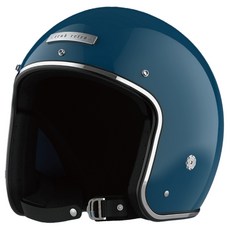 크랭크 레트로 오픈페이스 헬멧, 로얄블루, 1개