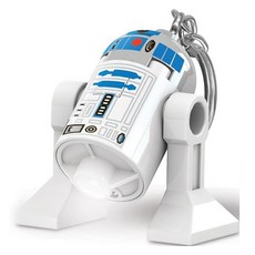 LEGO 星際大戰R2D2鑰匙圈公仔 白色 KE21H, 1個