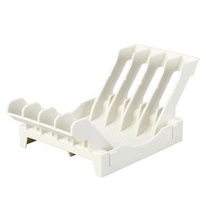 구디푸디 베이직 접시 정리대, 1개, 화이트