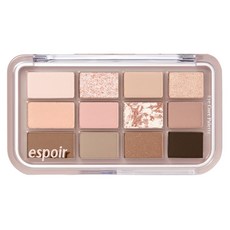 espoir 艾絲珀 Eye Core Palette 12色眼影盤, 1盒, 06 Honey Oat Latte