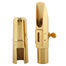 Moller Butterfly 薩克斯風金屬吹嘴 中音 7號, 1個, 金色