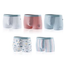 ETX JUST 男童學生四角內褲 5件組 MPS-724