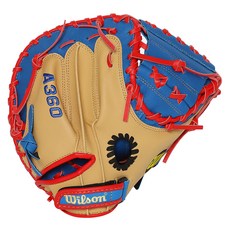 윌슨 한국형 A360 포수 미트 야구 글러브 우투용 WBK2436BL01315R, 블론드, 1개