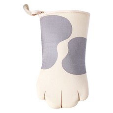 바른리빙 냥발 주방장갑, 그레이, 1개