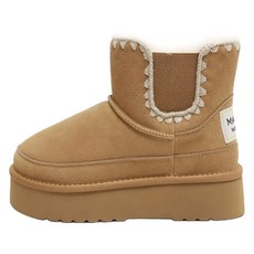 MAC MOC 女款Mungchi天然皮革保暖鞋
