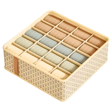 小麥購物 內衣襪分隔收納盒 20格 140g, C503, 2個