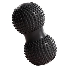 Redielo TPE花生按摩球, 黑色, 1個
