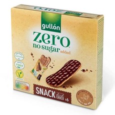 gullon 穀優 無加糖黑巧克力餅乾棒, 1盒, 150g