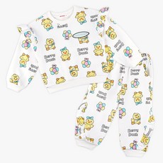 BERRYMAY 女童可愛小雞圖案上下衣套裝