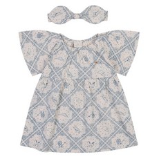 ETTOI 幼兒款棉質Meli頭巾連身裙