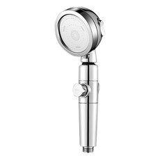 World Clean 多功能角度調節不鏽鋼蓮蓬頭, 1個, 銀色