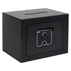 iep 自動開關 指紋辨識 迷你投入式保險箱 i3000PLUS, 黑色