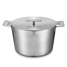 cookever Cucinare Plus 電磁爐適用不鏽鋼全三層雙耳湯鍋, 24cm, 單一商品, 1個