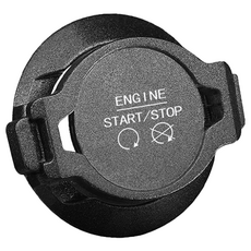 River Fox 車用智能按鈕經典保護蓋, 灰色, 1個