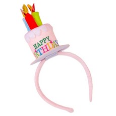 King's Road 生日派對蛋糕帽, 粉紅色, 1個