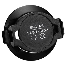 River Fox 車用智能按鈕經典保護蓋, 黑色, 1個