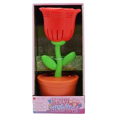 비앤씨 멜로디 플라워 버블머신 장미 + 버블액 40ml x 2p 세트, 혼합색상, 1세트