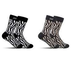 BOB 女性用迷彩氣墊長筒襪 2雙 BOB-103, 1套, 黑色, 炭灰色