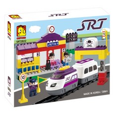 OXFORD TOY SRT 火車積木 2822 114p, 1個, 混合色