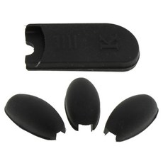 Tailstar Marketpia 薩克斯風拇指橡膠保護墊 管樂器用品4件組, 1套, 黑色