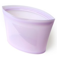Siligarden 矽膠保鮮袋 小號 500ml, 紫色, 1個